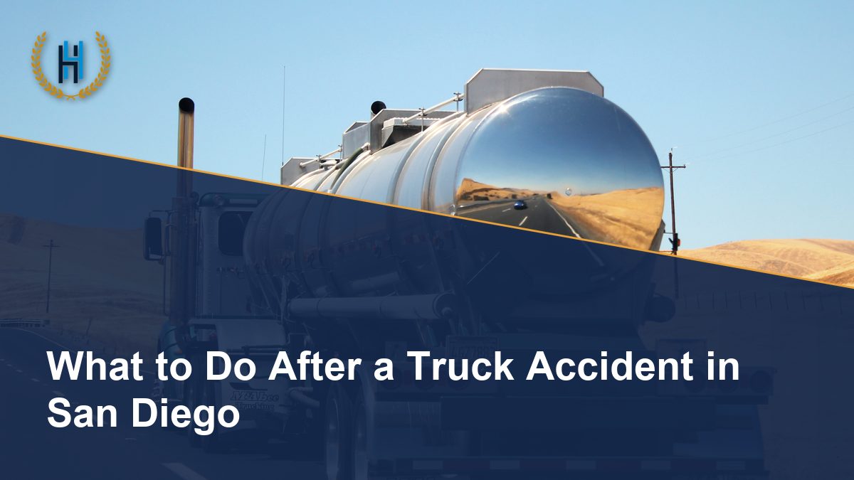 Tanker truck on Interstate 5 passing golden California hills